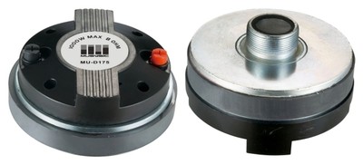 MUSYSIC MU-D175 Compression Driver Pair   1.75'' Titanium, 1000W, 8Ω, Screw-On
