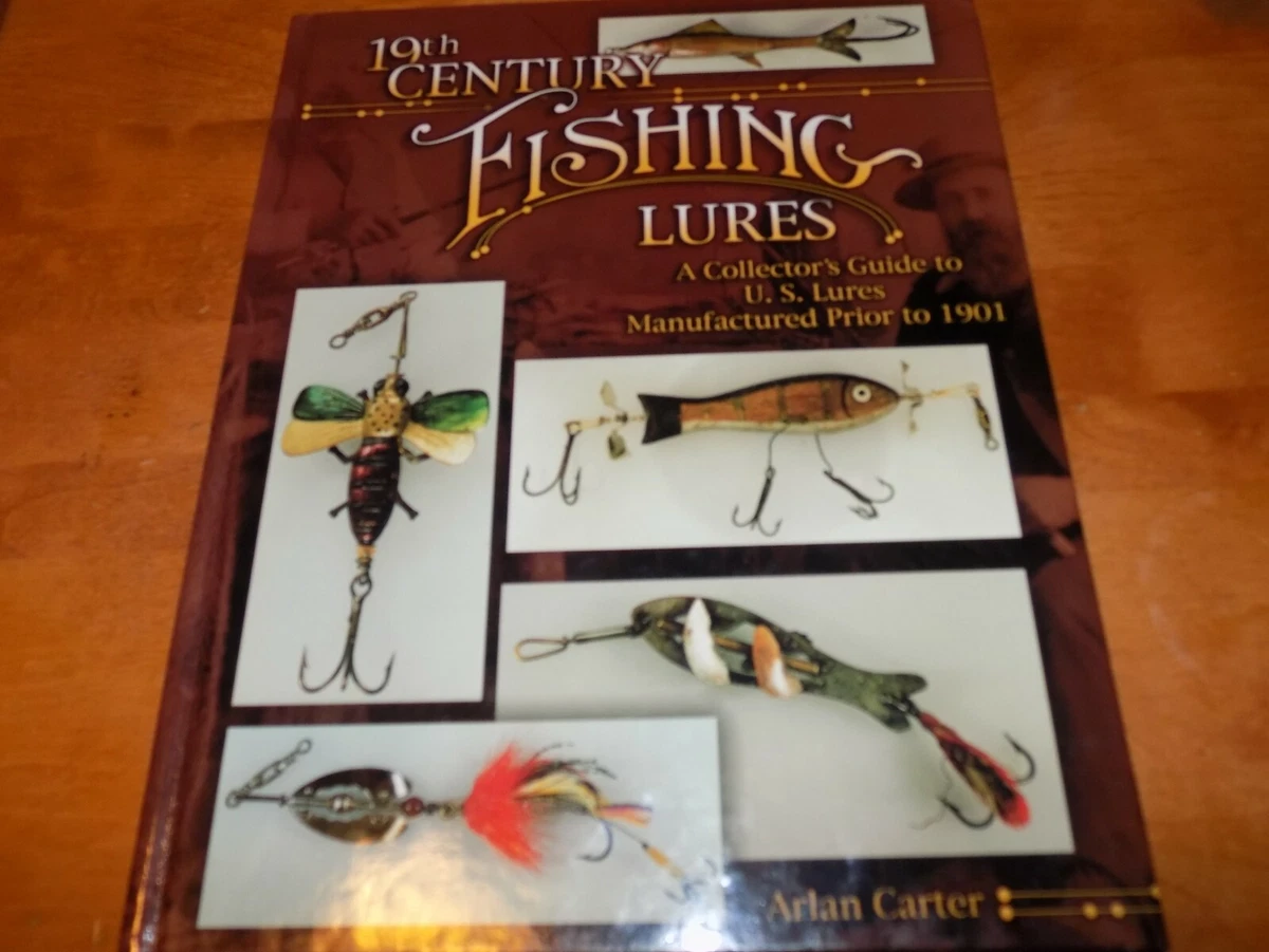 19TH CENTURY FISHING LURES Lure Collector Antiques Fishing Tackle Antique  Book