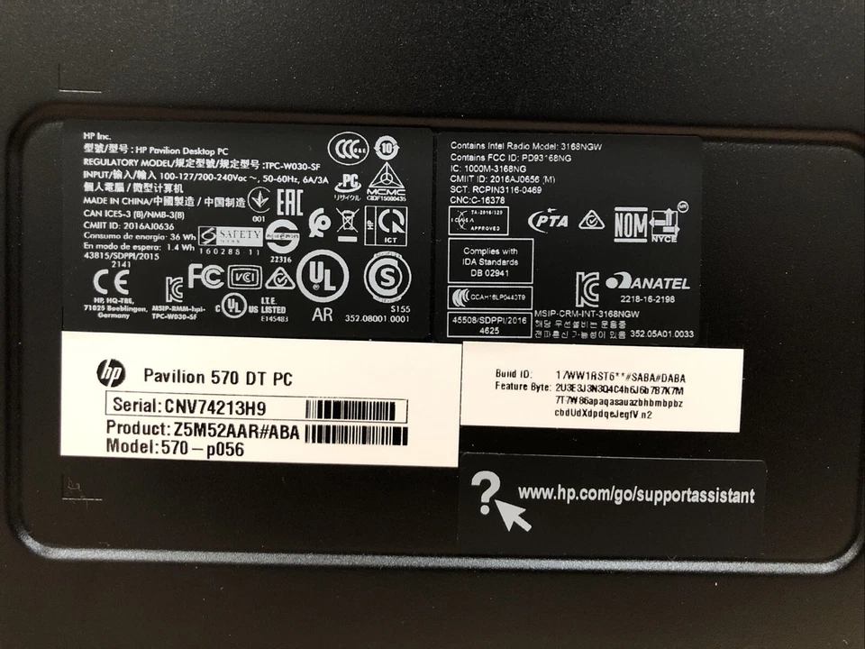 Desktop HP Pavilion - 570-p056 - Imagem 4 de 4