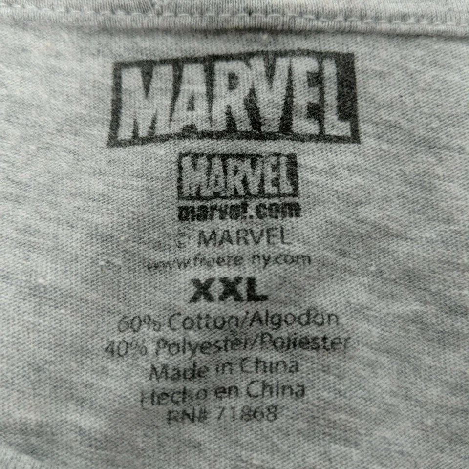 Camiseta Marvel Youth Capitán América Símbolo Superhéroe Cómics XXL Manga Corta Foto 4 de 4