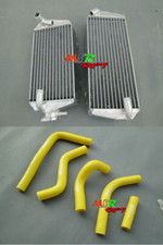 Aluminum Radiator Yellow Silicone Hose For Suzuki Rmz450 Rm-z 450 2008-2017