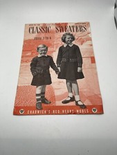Vtg 1948 Classic Sweaters Kid Book Age 3-6  C...