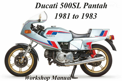 DUCATI 500SL PANTAH 1981 to 1983 WORKSHOP MANUAL - PDF Files