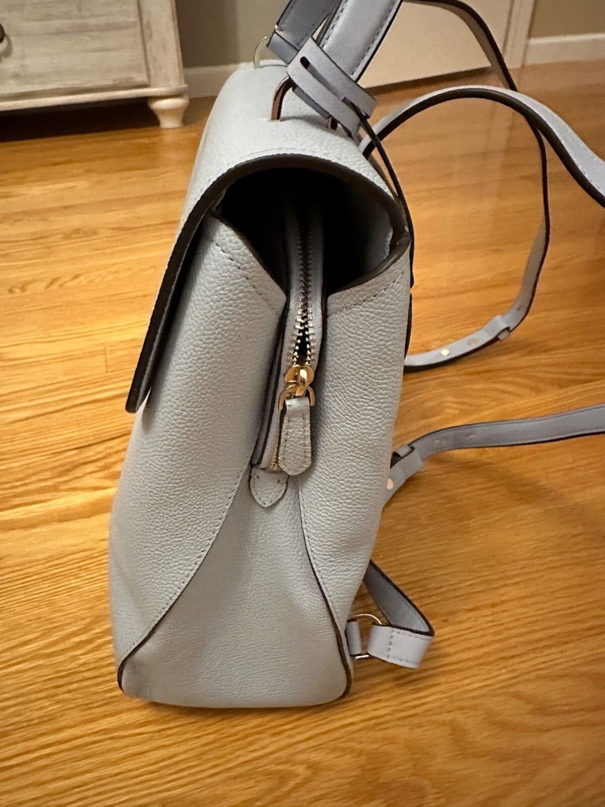 KateSpadeThompsonMediumBackpackLight blue grey c… Gem