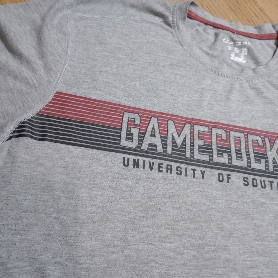 USC Gamecocks South Carolina Champion Elite 2XL Gray Short Sleeve T