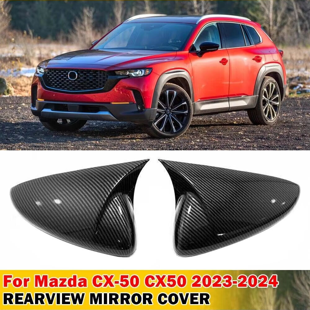 For Mazda CX-50 CX50 2022-2024 Rearview Side Mirror Cover Wing Cap Trim Add on