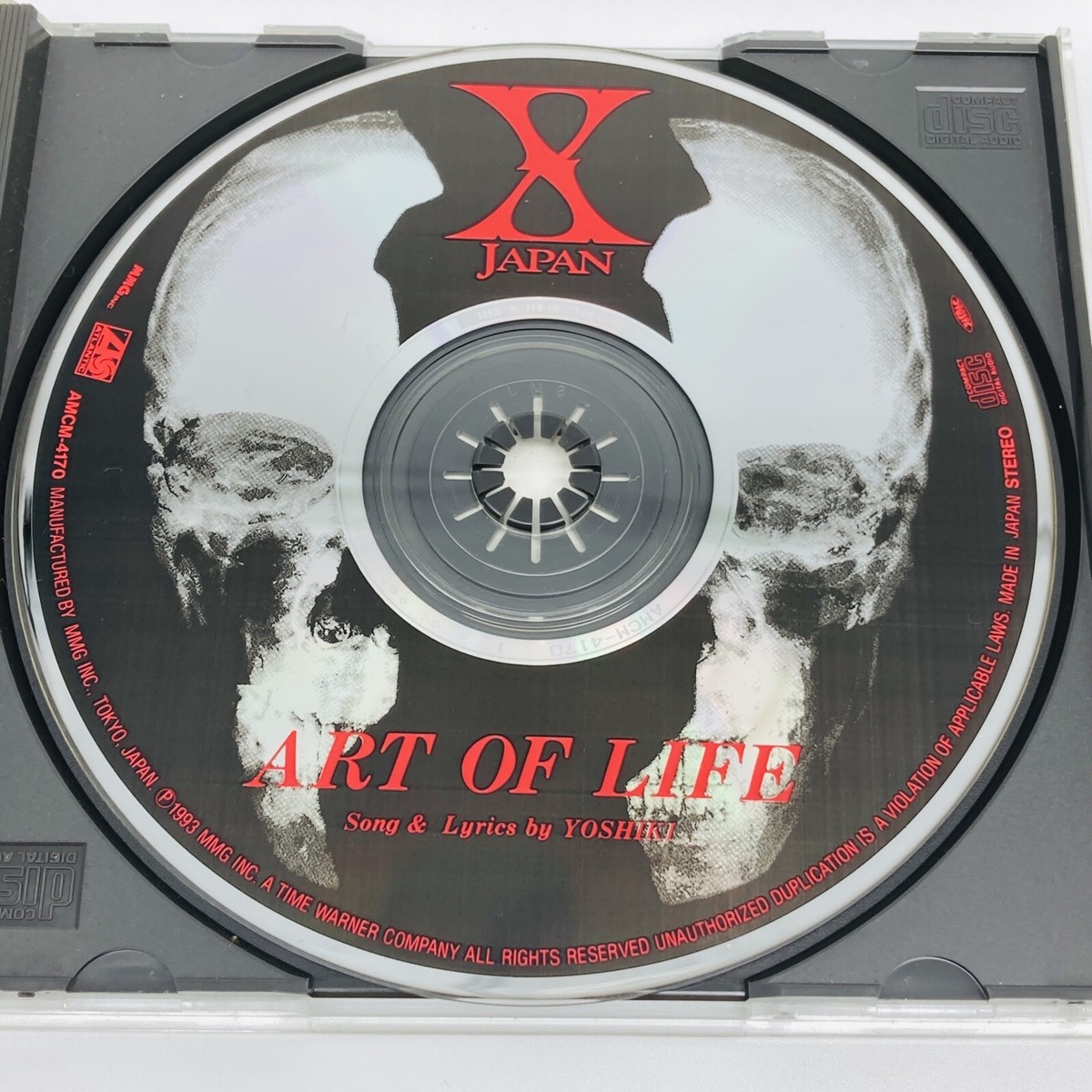 ART OF LIFE with Booklet 1993 X JAPAN YOSHIKI HIDE TOSHl Japanese