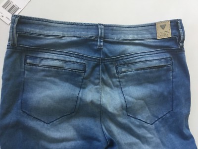 Jean Skinny Guess Mi-hauteur - Indigo, Fermeture éclair - Taille 27 - Neuf Sans étiquettes