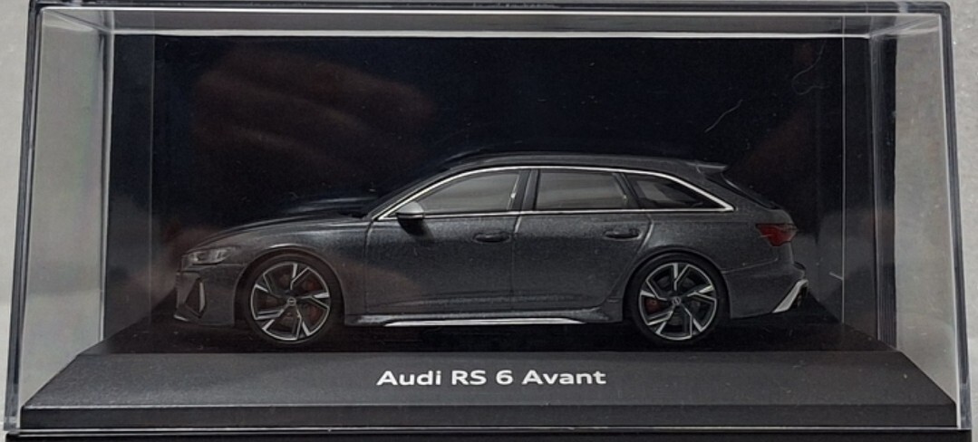 Audi A6 RS6 2020 Avant Matt Daytona Grey 1:43 Minichamps Dealer
