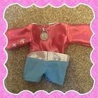 Vintage Cabbage Patch Kids Jakks Doll Outfit Olympic Champion Medal Gymnast