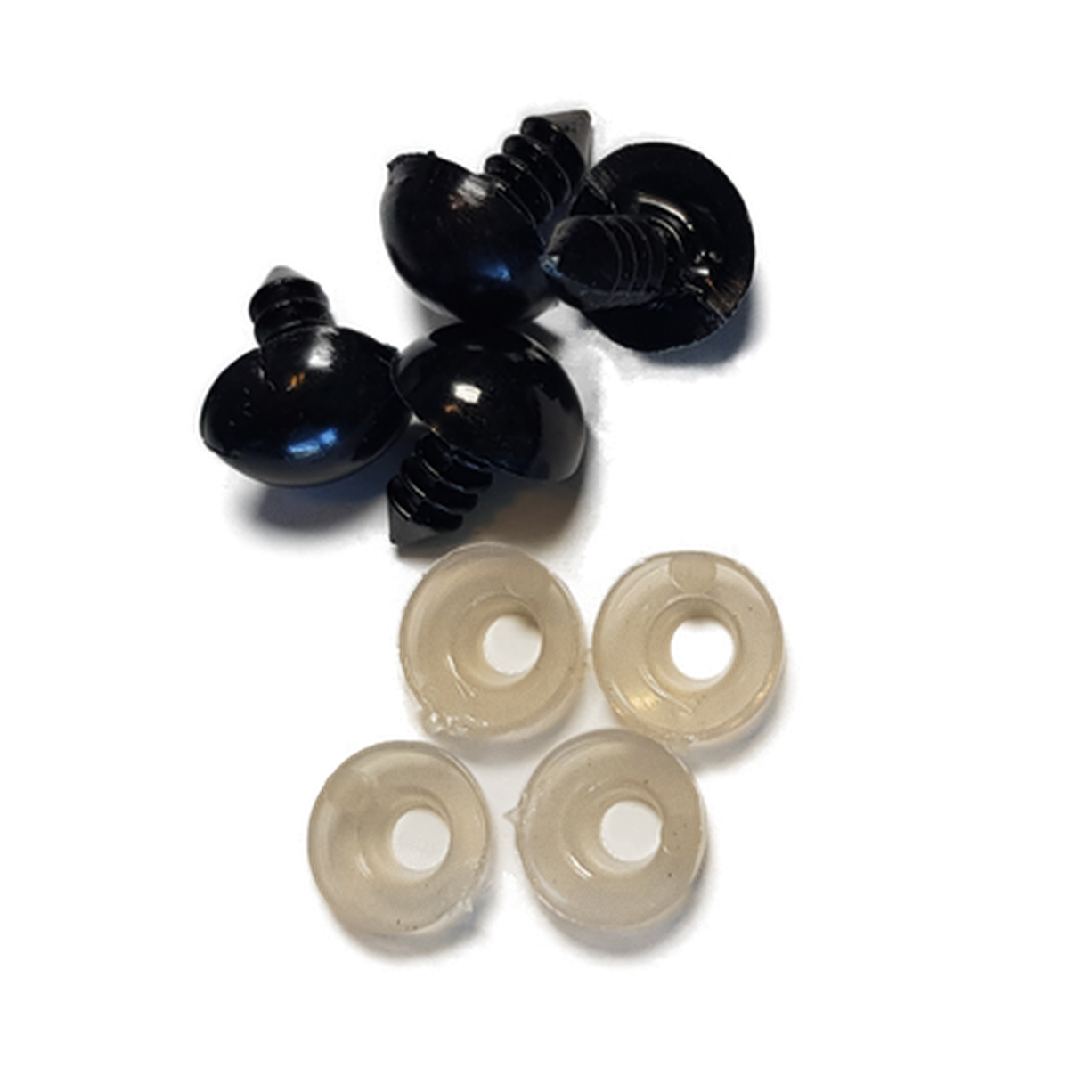 Black Safety Eyes Toys Dolls Amigurumi 5mm to 24mm eBay