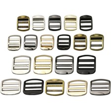 Moulded Solid Cast Adjuster Slide Buckles Strap Suspender Webbing Glide Ladder