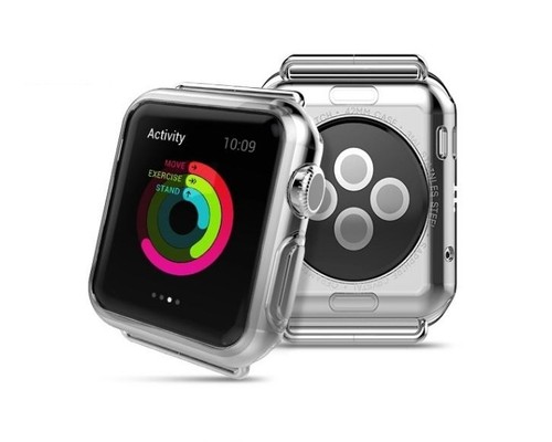 38 mm/42 mm Apple Watch iWatch Bumper TPU Transparent Case Cover Series 1, 2 & 3 - Picture 3 of 29
