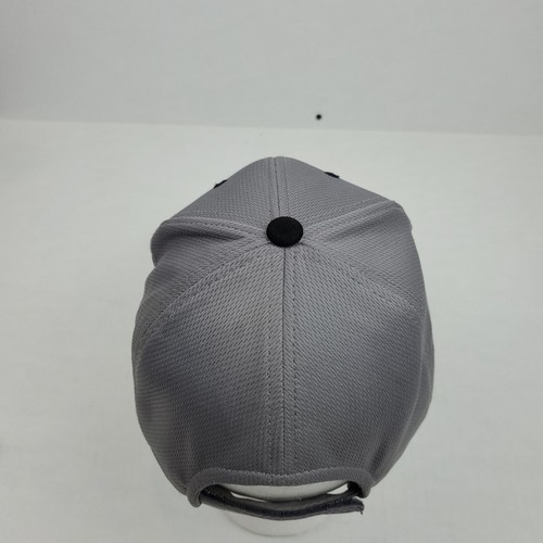 Iowa Hawkeyes Football Baseball Cap Hat Black Gray Russell Adjustable Strapback - Picture 4 of 12