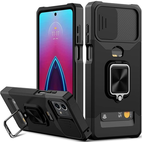 Militärqualität All-in-One Ring Ständer Karten Hülle für Motorola Moto G Power 5G 2024 - Bild 5 von 11