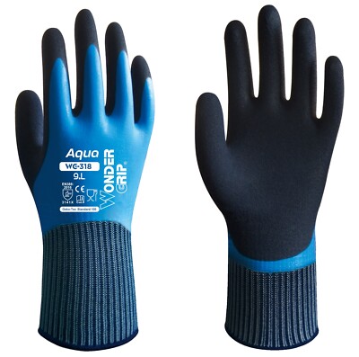 Water Chemical Proof Work Glove Oil Gas Resistant Gardening Safety Gloves