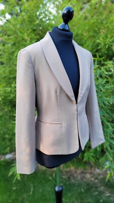 ELEMENTS * Schicker Kurzblazer* *Business-Jäckchen * Sandfarben * Gr. 19 * TOPP 