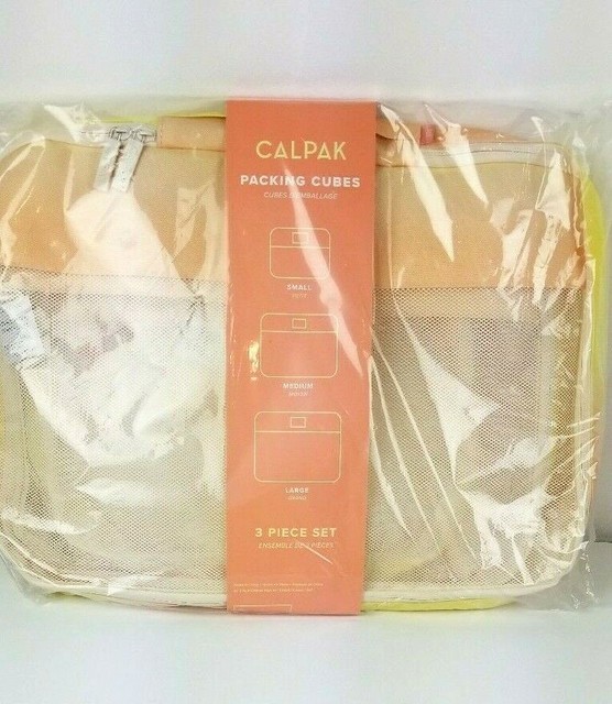 calpak set of 3 packing cubes