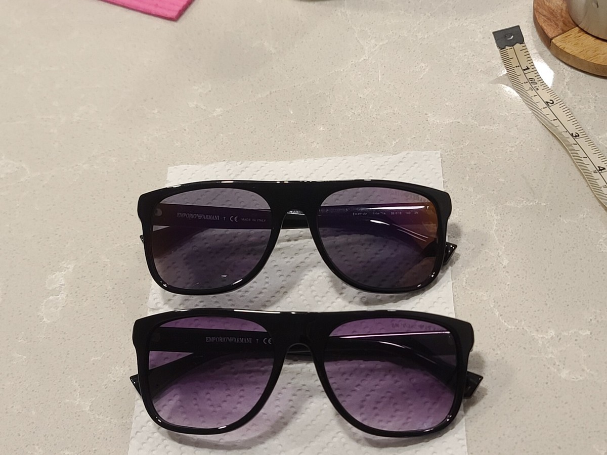 Emporio Armani Sunglasses 2 Pairs As Sedn In Pics Used | eBay