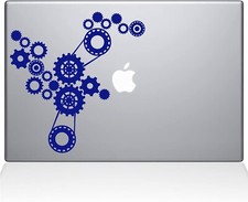 Decal Guru Steampunk Gears MacBook Decal Vinyl Sticker 15 MacBook Pro