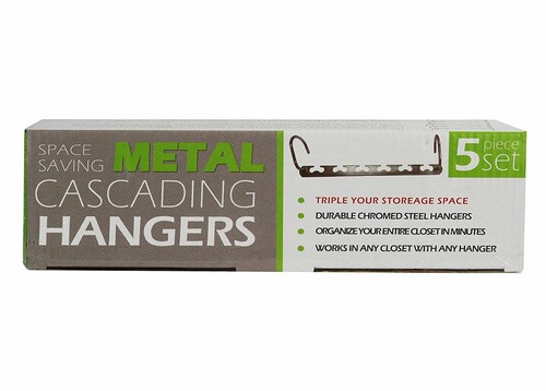 Closet Space Saving Hangers - Sturdy Metal Collapsible Multiple Hooks As Seen TV - Picture 5 of 9