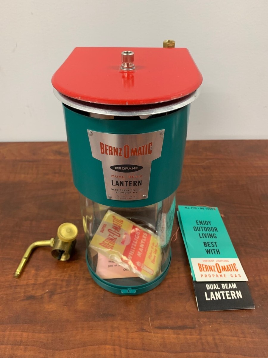 Brand New Vintage Bernz-O-Matic Dual Beam Propane Lantern TX-750  