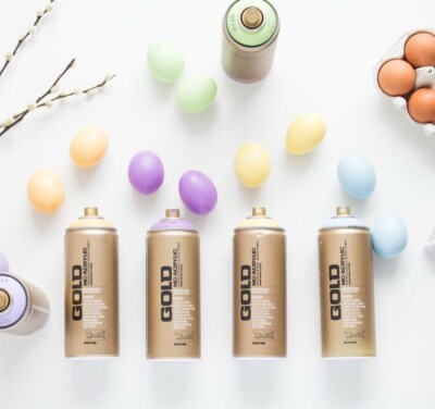 Easter Egg Crafts Spray Paint Pack - Montana Gold 6 x 400ml Konvolut