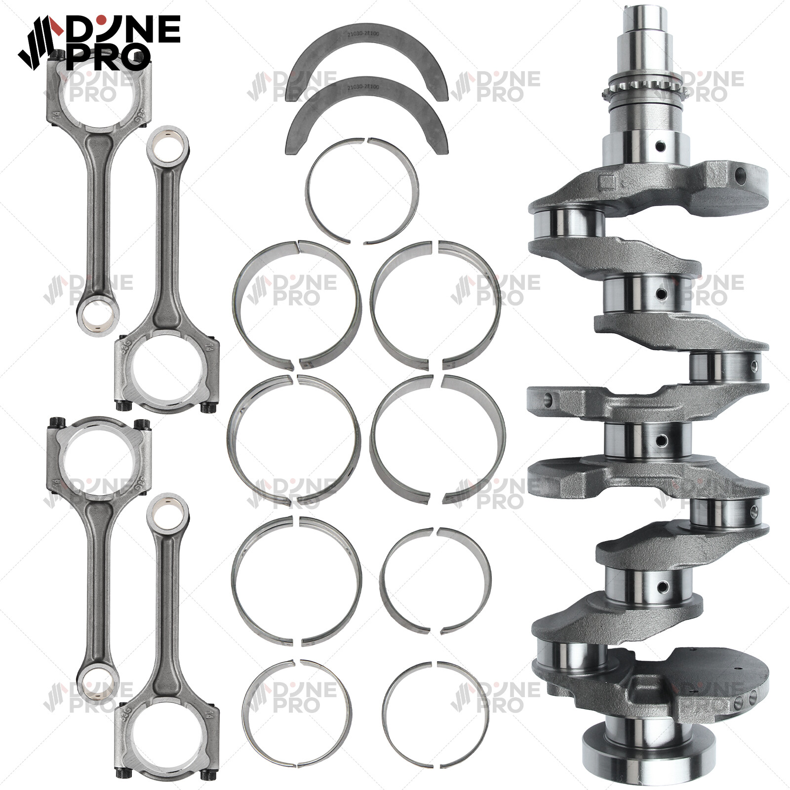 Hyundai KIA 2.0L G4NA G4NC Engine Rebuild Kit with Crankshaft Rods Bearings