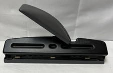 Acco 3 Hole Punch for 3 Ring Binder Paper 9/32" Semi-Adjustable EUC