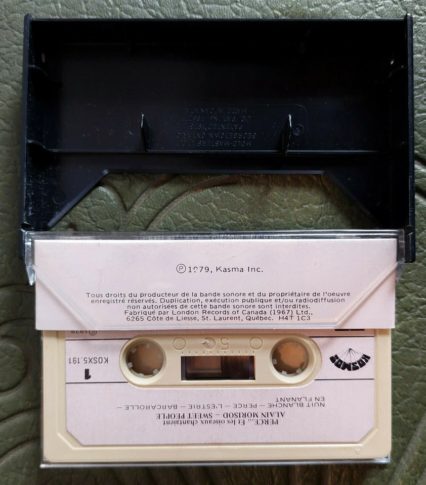 ALAIN MORISOD - SWEET PEOPLE Perce cassette Kosmos KOSX5.191 Canada 1979 - Image 2 of 2