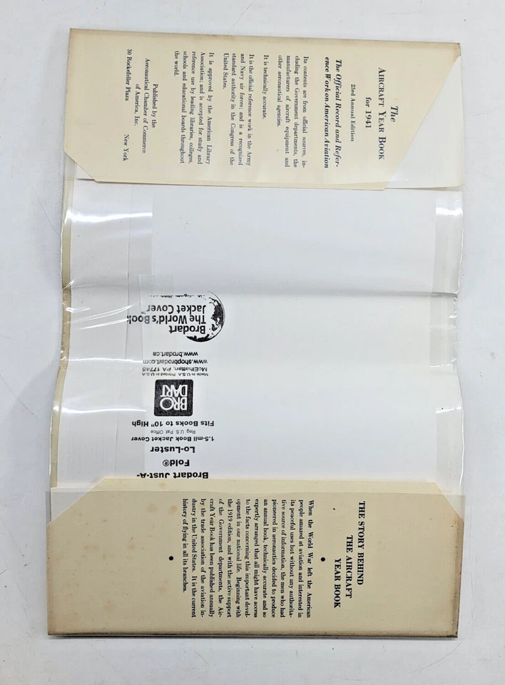 Aircraft Year Book 1941 Aeronautical Chamber of Commerce with DJ - Image 3 of 4