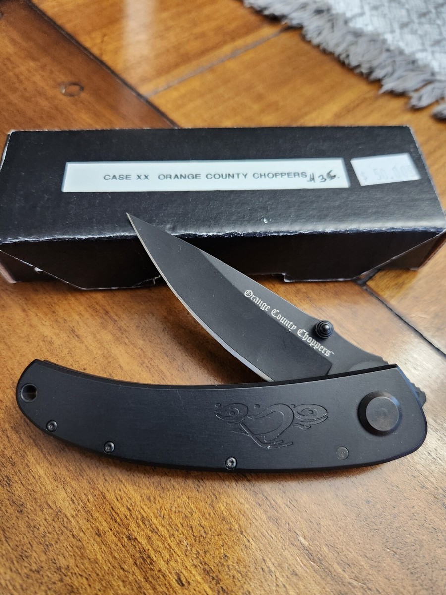 2005 Case XX Orange County Chopper Liner Lock Knife M1779LC JW