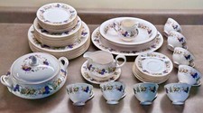 ROYAL DOULTON RAVENNA ELEGANT DISHES 46 pcs- 8pc pl set Thanksgiving Christmas