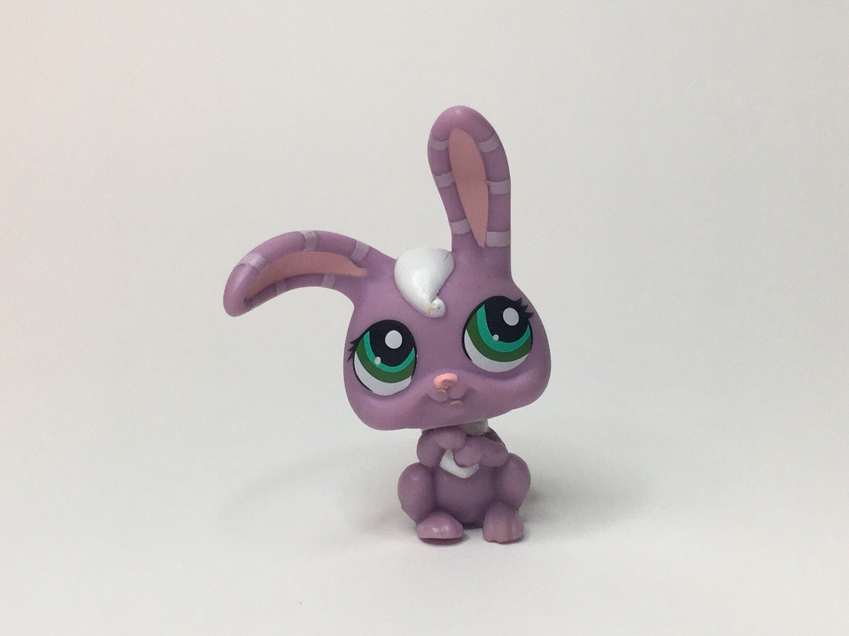 Littlest Pet Shop #828 Purple Bunny Rabbit | eBay