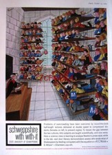 1964 SCHWEPPES Advert Print - "State University of Schweppshire" Ad