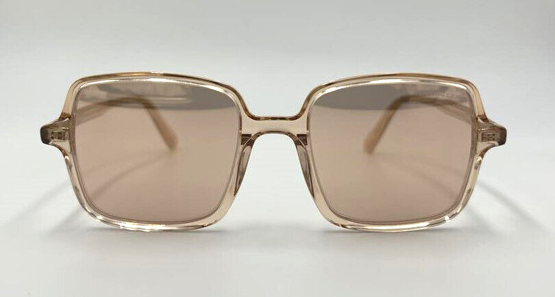 サングラス Moncler Sunglasses ML0212 72Z Transparent Frame Unisex Moncler SHADORN ML0212 72Z Clear Pink Mirror Plastic