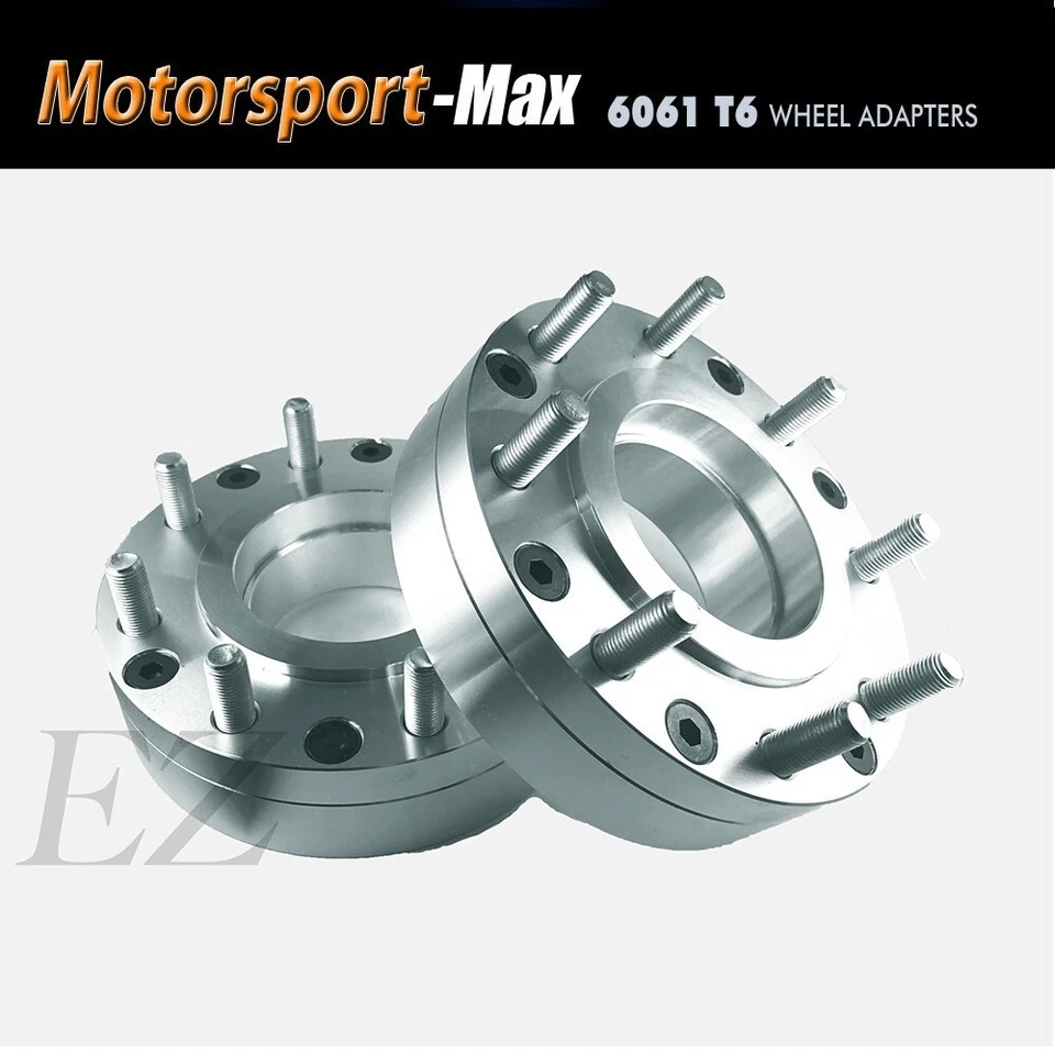 4 轮适配器 5x5.5 至 8x170 厚度 2 英寸 | 轮毂中心至超级任务车轮 — 第 2/4 张图片