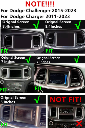 8.4" Car Stereo Radio 32GB GPS for Dodge Challenger 2015-2023 Charger 2011-2023 - Picture 3 of 24