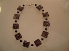 Necklace Chain Original Murano Glass Jewelry Unique Handmade