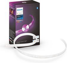 Philips Hue White and Color Ambiance Lightstrip, Striscia LED Smart Da 1M, Bluet
