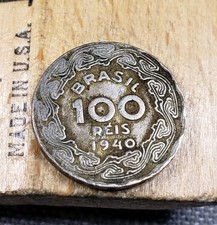 1940 Brazil 400 Reis Brazilian Coin C42