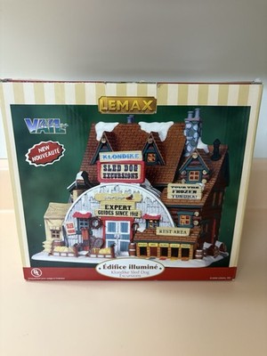 Lemax Klondike Sled Dog Excursions Vail Village Collection READ DESCRIPTION