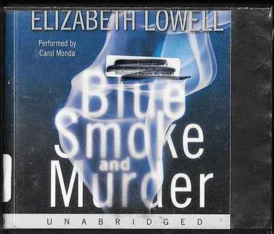 Audio Book BLUE SMOKE AND MURDER by Elizabeth Lowell - Unabridged - 9 CDs Ex-Lib