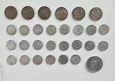 29 M&uuml;nzen / Silberm&uuml;nzen aus den Niederlanden - altes Lot ab 1913