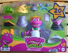 Mattel Barney Friends Dress Up Barney Pretend Play Toy Set 20 Pieces