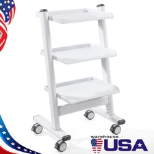 Mobile Dental Lab Trolley Cart Medical Instrument Stand Tool Cart with Socket