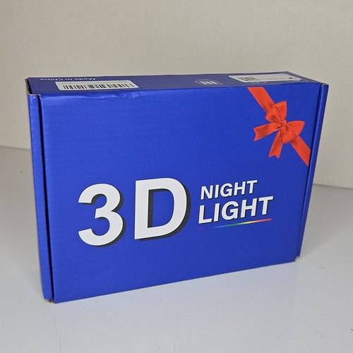 3D LED Night Light with Remote Perfect Gift for Kids Rooms 16Colors Touch Switch - Picture 12 of 15