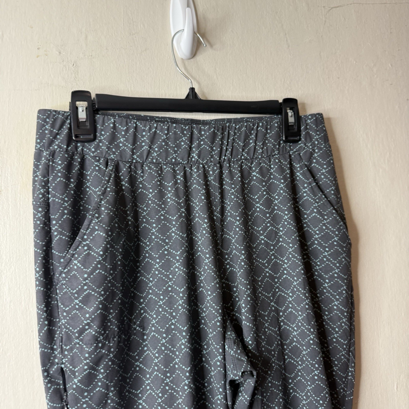 Title Nine Gray Patterned Pull On Jogger Athletic… - image 3