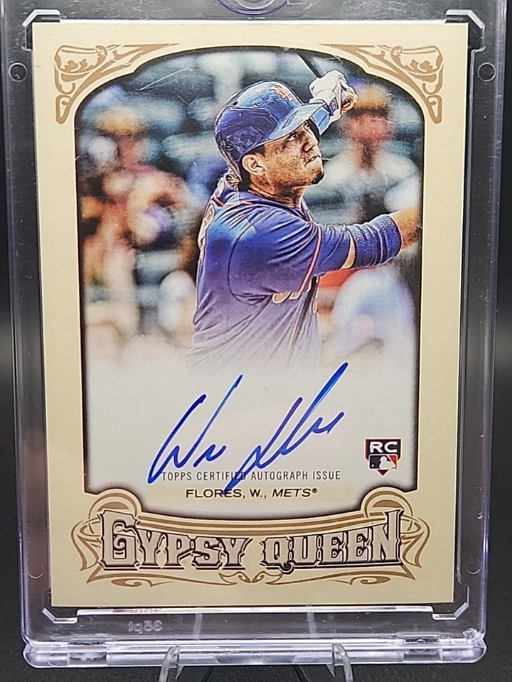 2014 Topps Gypsy Queen - Autographs Wilmer Flores #GQA-WF (AU, RC) - Image 2 of 3