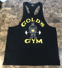 Vintage Golds Gym Tank Top Muscle Shirt Made In USA Size XL 80s 90s Style 1990s